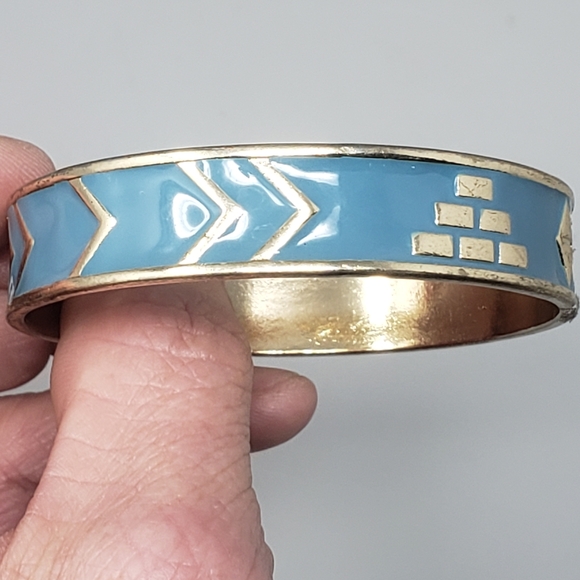 House Of Harlow Aztec Bangle Bracelet - Picture 5 of 8